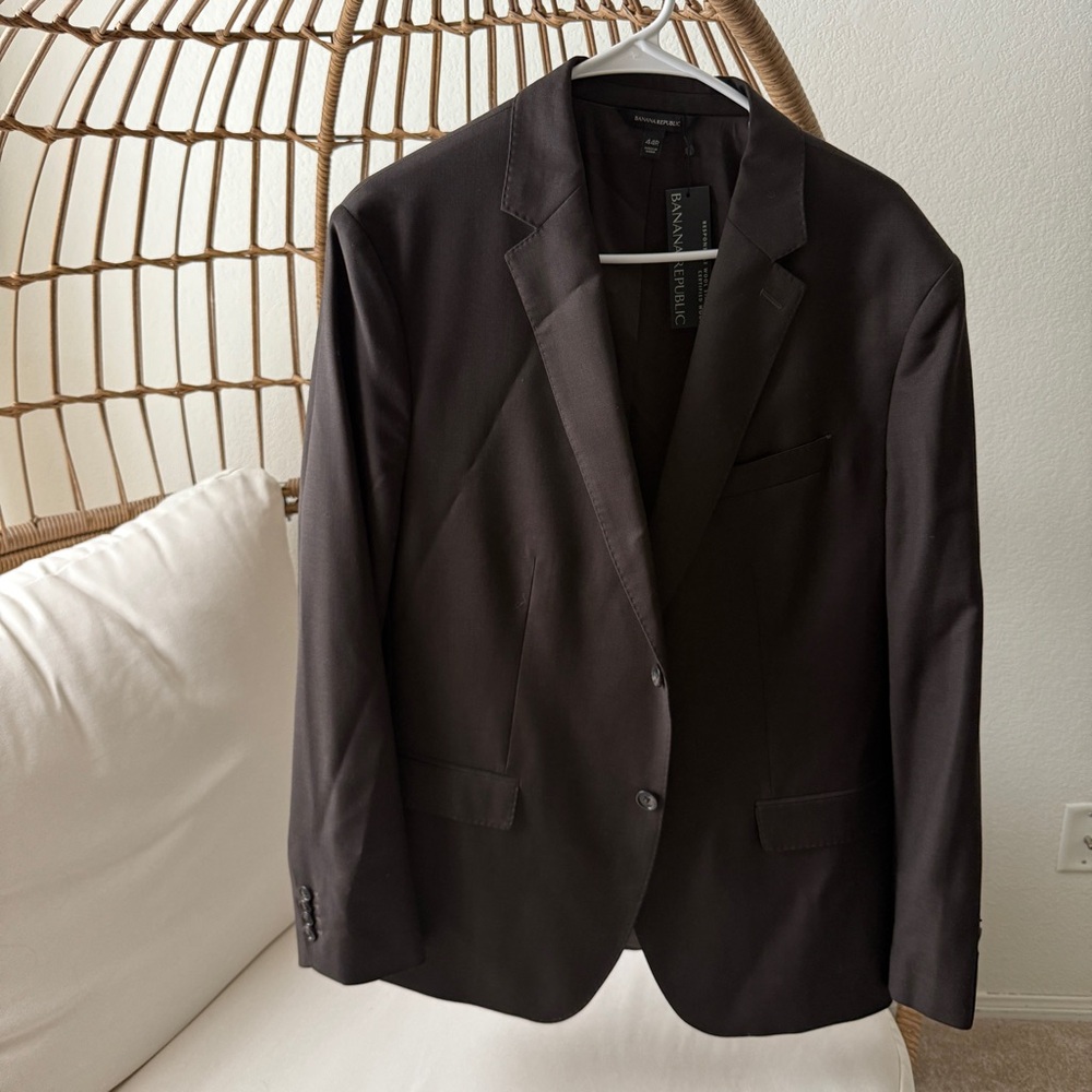 Banana Republic Men’s Blazer Sports Coat Brown NWT Size 44R